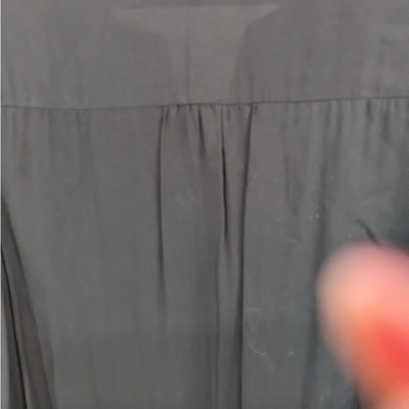 Altar’d State women’s black blouse with embroidered bell‎ sleeves, size medium - Picture 6 of 8